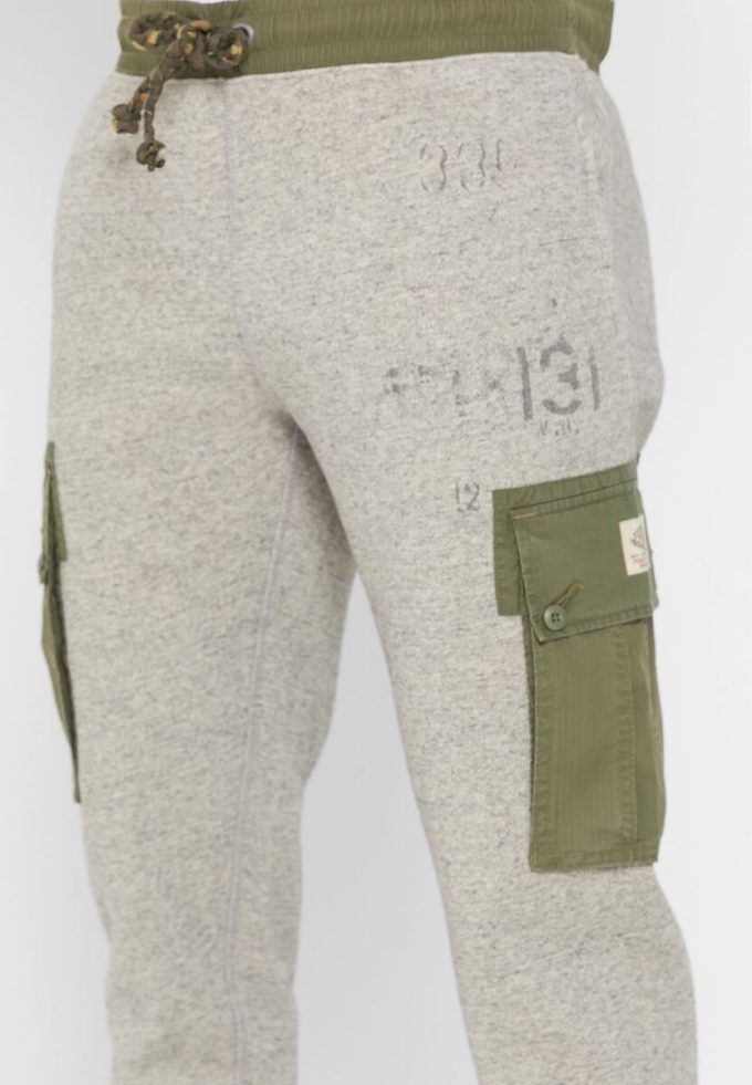 Pantalones deportivos estampados Ralph Lauren grises para hombre Pantalones deportivos estampados Ralph Lauren grises para hombre