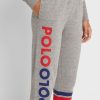 Pantalones deportivos grises con el logotipo de Ralph Lauren para mujer Pantalones deportivos grises con el logotipo de Ralph Lauren para mujer