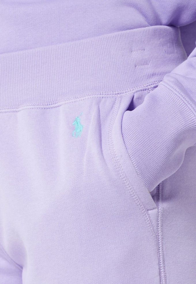 Pantalones deportivos morados de pierna ancha Ralph Lauren para mujer Pantalones deportivos morados de pierna ancha Ralph Lauren para mujer