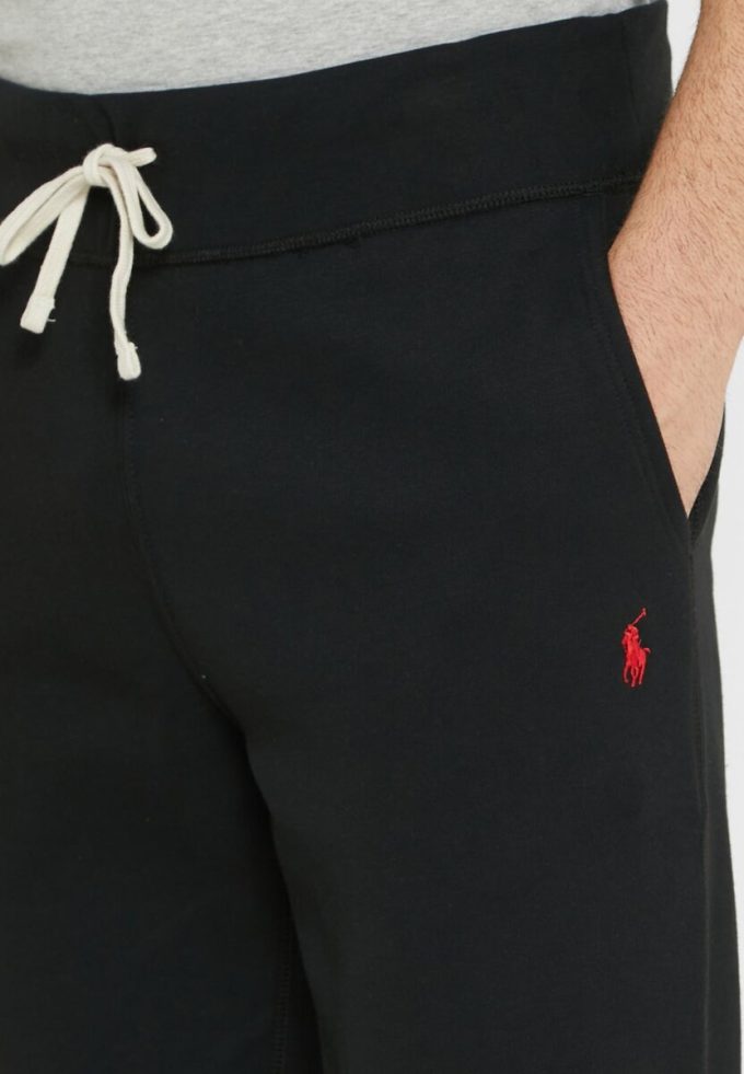 Pantalones deportivos negros con cordón de Ralph Lauren para hombre Pantalones deportivos negros con cordón de Ralph Lauren para hombre