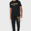 Pantalones deportivos negros con el logotipo de Ralph Lauren para hombre Pantalones deportivos negros con el logotipo de Ralph Lauren para hombre
