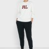 Pantalones deportivos negros de cintura alta Ralph Lauren para mujer Pantalones deportivos negros de cintura alta Ralph Lauren para mujer
