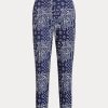 Pantalones deportivos Ralph Lauren con estampado de bandana para mujer en azul marino Pantalones deportivos Ralph Lauren con estampado de bandana para mujer en azul marino