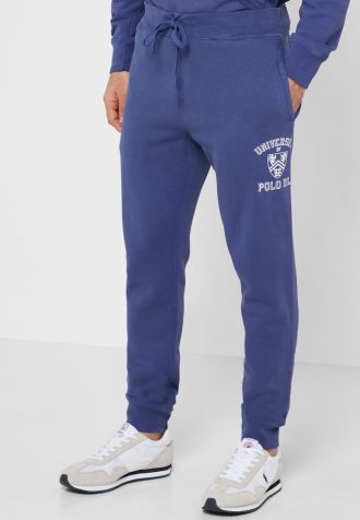 Pantalones deportivos Ralph Lauren Essential Downstring para hombre en azul marino