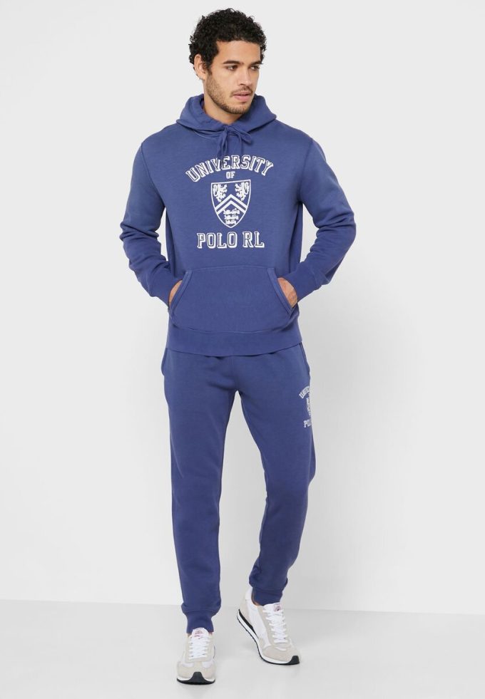 Pantalones deportivos Ralph Lauren Essential Downstring para hombre en azul marino Pantalones deportivos Ralph Lauren Essential Downstring para hombre en azul marino