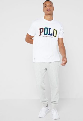 Pantalones deportivos Ralph Lauren Essential grises para hombre
