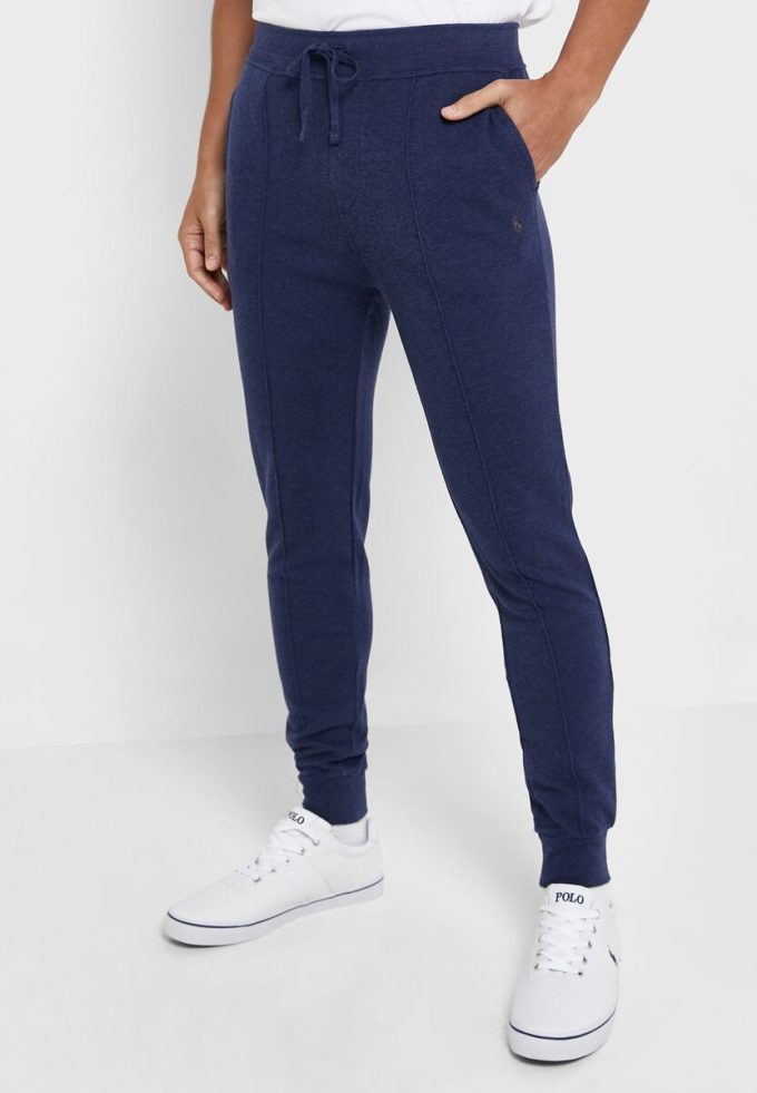 Pantalones deportivos Ralph Lauren Essential para hombre en azul marino Pantalones deportivos Ralph Lauren Essential para hombre en azul marino