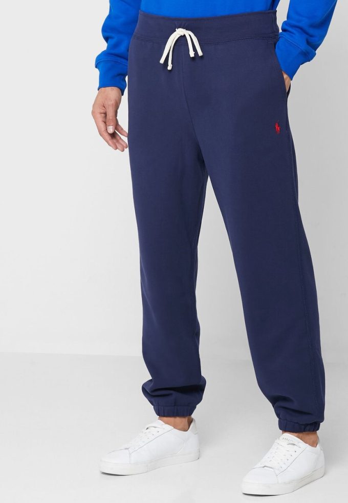 Pantalones deportivos Ralph Lauren Essential para hombre en azul marino Pantalones deportivos Ralph Lauren Essential para hombre en azul marino