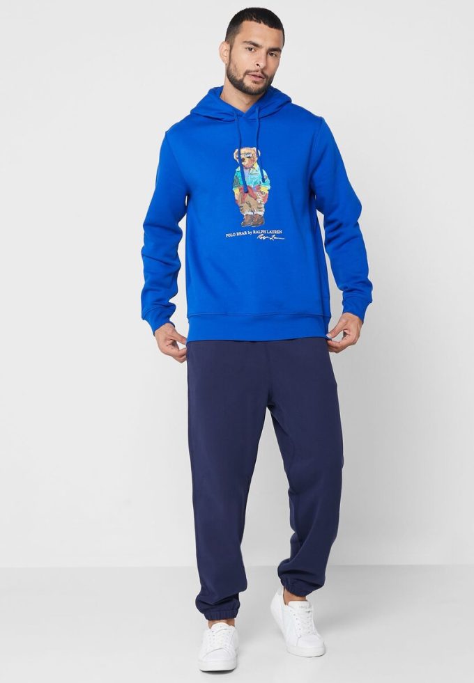 Pantalones deportivos Ralph Lauren Essential para hombre en azul marino Pantalones deportivos Ralph Lauren Essential para hombre en azul marino