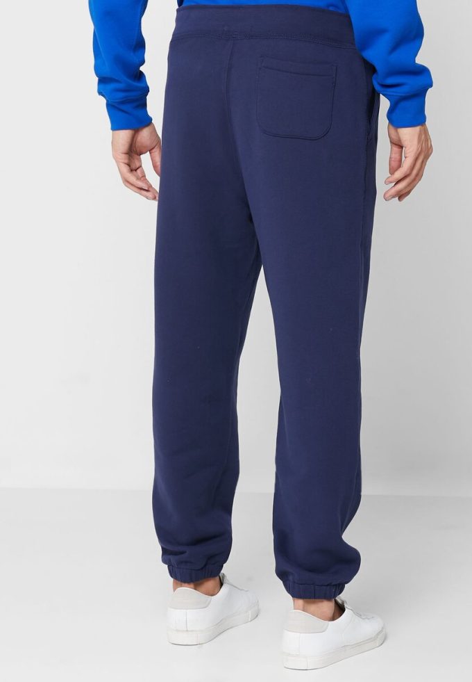 Pantalones deportivos Ralph Lauren Essential para hombre en azul marino Pantalones deportivos Ralph Lauren Essential para hombre en azul marino