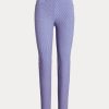 Pantalones elásticos ajustados Ralph Lauren azules para mujer Pantalones elásticos ajustados Ralph Lauren azules para mujer