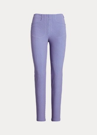 Pantalones elásticos ajustados Ralph Lauren azules para mujer