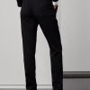 Pantalones largos de gabardina de lana Ralph Lauren Clancy para mujer, color negro