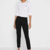 Pantalones negros de cintura alta Ralph Lauren para mujer Pantalones negros de cintura alta Ralph Lauren para mujer