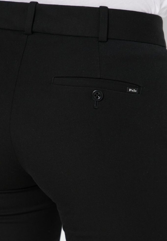 Pantalones negros de cintura alta Ralph Lauren para mujer Pantalones negros de cintura alta Ralph Lauren para mujer
