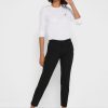 Pantalones negros de cintura alta Ralph Lauren para mujer Pantalones negros de cintura alta Ralph Lauren para mujer