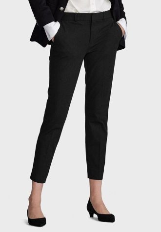 Pantalones negros de sastre Ralph Lauren para mujer