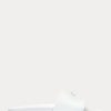 Pantuflas Ralph Lauren Big Pony blancas para mujer Pantuflas Ralph Lauren Big Pony blancas para mujer
