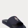 Pantuflas Ralph Lauren Polo Bear para hombre en color azul marino Pantuflas Ralph Lauren Polo Bear para hombre en color azul marino