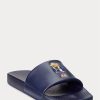 Pantuflas Ralph Lauren Polo Bear para hombre en color azul marino Pantuflas Ralph Lauren Polo Bear para hombre en color azul marino