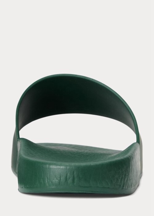 Pantuflas Ralph Lauren Polo Bear verdes para hombre Pantuflas Ralph Lauren Polo Bear verdes para hombre