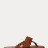 Pantuflas Ralph Lauren Rosalind marrones para mujer