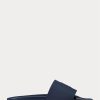 Pantuflas Ralph Lauren Signature Pony para hombre en azul marino y rojo Pantuflas Ralph Lauren Signature Pony para hombre en azul marino y rojo