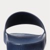 Pantuflas Ralph Lauren Signature Pony para hombre en azul marino y rojo Pantuflas Ralph Lauren Signature Pony para hombre en azul marino y rojo
