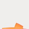 Pantuflas Ralph Lauren Signature Pony para hombre en color naranja y blanco Pantuflas Ralph Lauren Signature Pony para hombre en color naranja y blanco