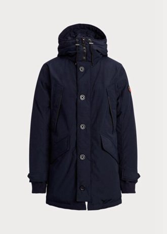 Parkas de plumón impermeables Ralph Lauren para hombre en azul marino Parkas de plumón impermeables Ralph Lauren para hombre en azul marino