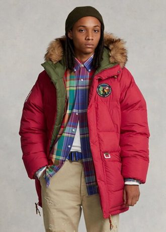 Parkas reversibles de plumón Ralph Lauren para hombre en color rojo Parkas reversibles de plumón Ralph Lauren para hombre en color rojo