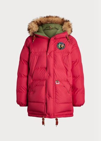 Parkas reversibles de plumón Ralph Lauren para hombre en color rojo Parkas reversibles de plumón Ralph Lauren para hombre en color rojo