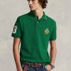Polo Ralph Lauren Classic Fit Crest Mesh para hombre, color verde Polo Ralph Lauren Classic Fit Crest Mesh para hombre, color verde