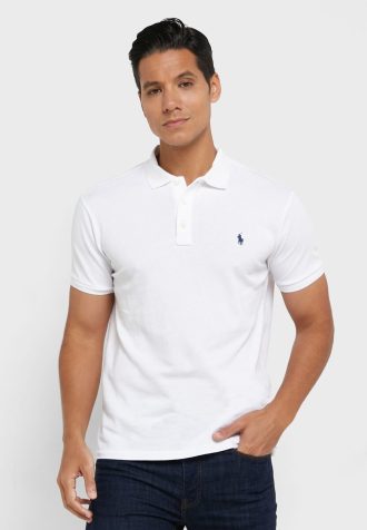 Polos blancos esenciales Ralph Lauren para hombre