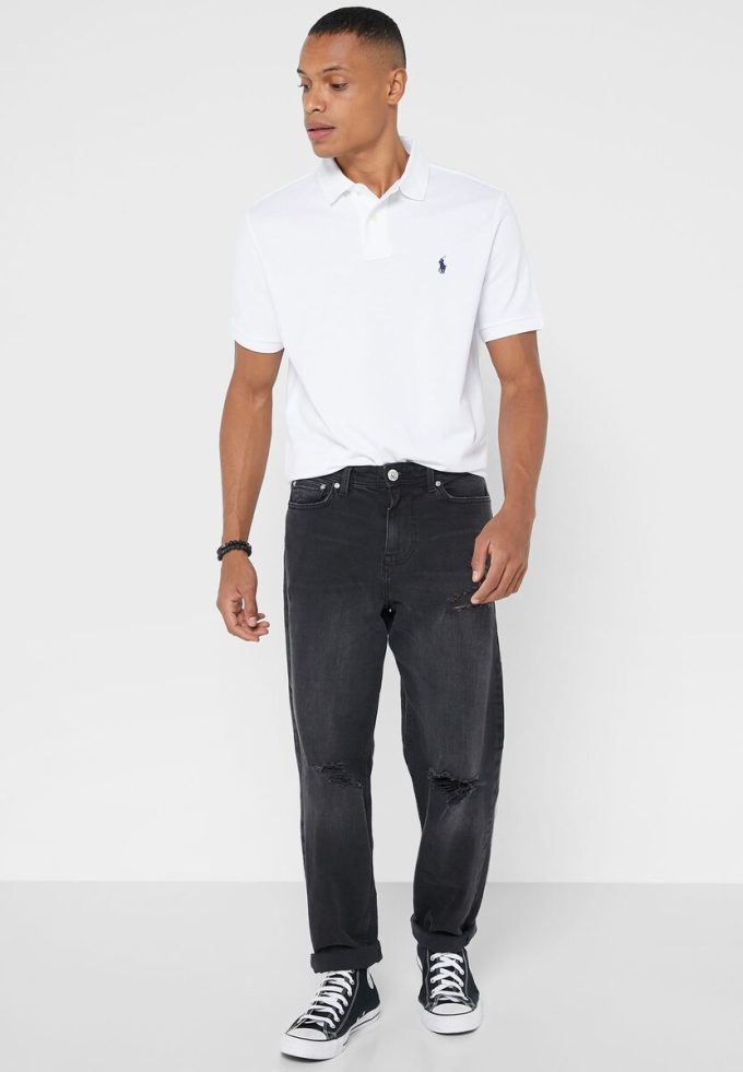 Polos blancos esenciales Ralph Lauren para hombre Polos blancos esenciales Ralph Lauren para hombre