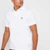 Polos básicos de malla Ralph Lauren blancos para hombre