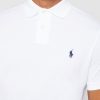Polos básicos de malla Ralph Lauren blancos para hombre