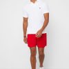 Polos básicos de malla Ralph Lauren blancos para hombre