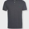 Polos básicos de malla Ralph Lauren grises para hombre