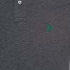 Polos básicos de malla Ralph Lauren grises para hombre