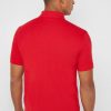 Polos básicos de malla Ralph Lauren rojos para hombre Polos básicos de malla Ralph Lauren rojos para hombre