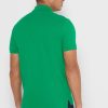 Polos básicos de malla Ralph Lauren verdes para hombre Polos básicos de malla Ralph Lauren verdes para hombre