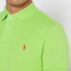Polos básicos de malla Ralph Lauren verdes para hombre