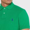 Polos básicos de malla Ralph Lauren verdes para hombre Polos básicos de malla Ralph Lauren verdes para hombre