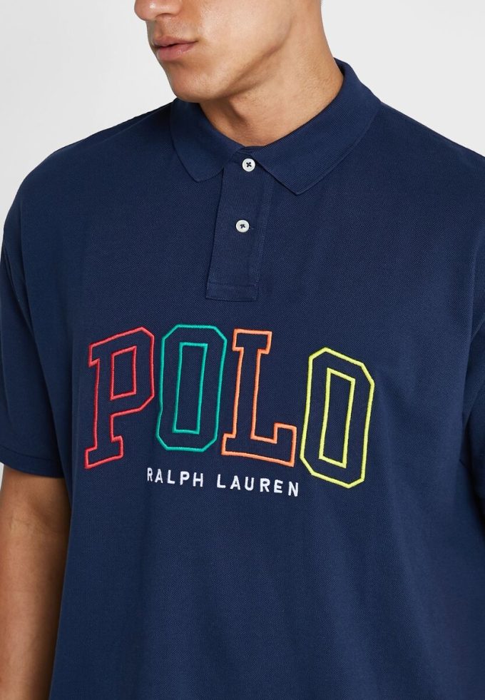 Polos con el logotipo de Ralph Lauren para hombre en azul marino Polos con el logotipo de Ralph Lauren para hombre en azul marino