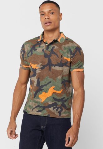 Polos de camuflaje multicolor Ralph Lauren para hombre