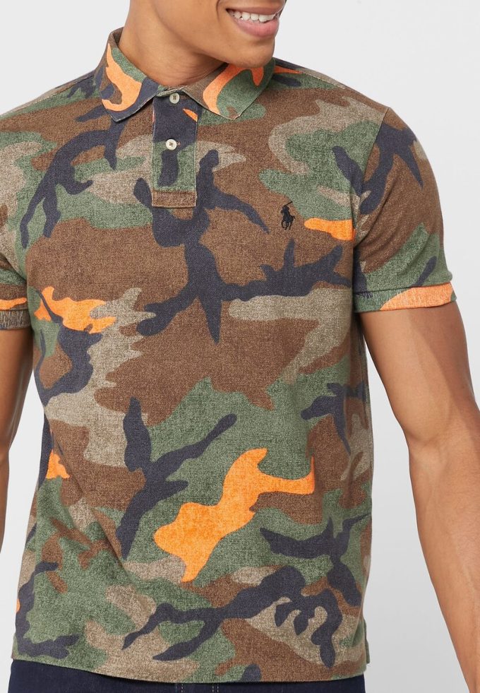 Polos de camuflaje multicolor Ralph Lauren para hombre Polos de camuflaje multicolor Ralph Lauren para hombre