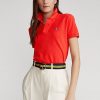 Polos de malla de corte clásico Ralph Lauren para mujer de Rose