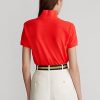 Polos de malla de corte clásico Ralph Lauren para mujer de Rose
