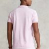 Polos de malla entallados personalizados Ralph Lauren para hombre en color rosa Polos de malla entallados personalizados Ralph Lauren para hombre en color rosa